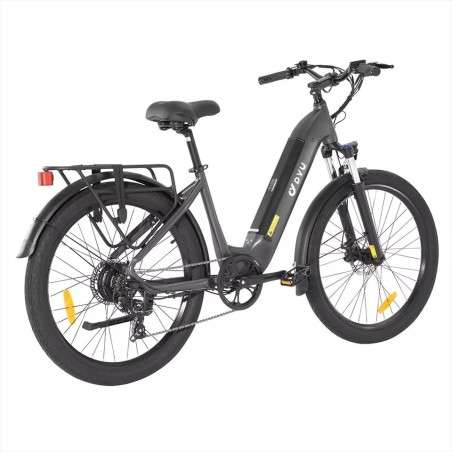 DYU C1 Electric Bike 350W 36V10AH Electric Bike Dual Disc Brake Adult City 26 Inch Tire Ebike