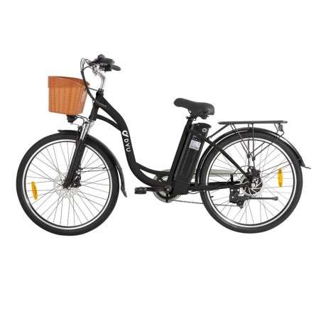 DYU C6 Elektrofahrrad 26 Zoll 250 W 36 V 12,5 Ah abnehmbare Lithiumbatterie klassisches Retro-Hilfs-Outdoor-Urban-Motorrad