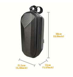 Black Carbon 4L Scooter Bag - Waterproof, Compact-Whenspeed