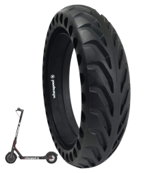 Whenspeed Solid Electric Scooter Tire Puncture Proof Honeycomb 8.5x2.00 - Black 34mm Universal Front/Rear -