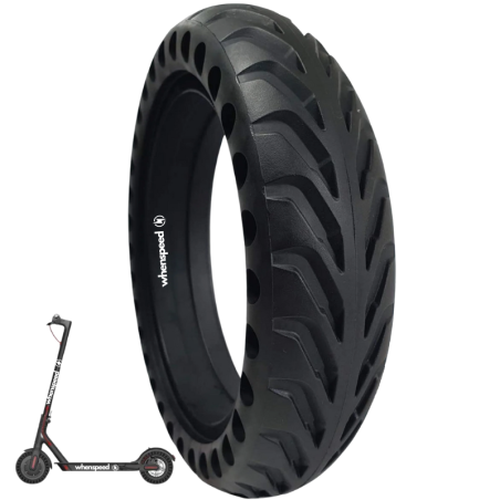 Neumático de Patinete Sólido de Panal 8.5 X 2.00 Negro -ancho- 34mm compatible con todas las marcas