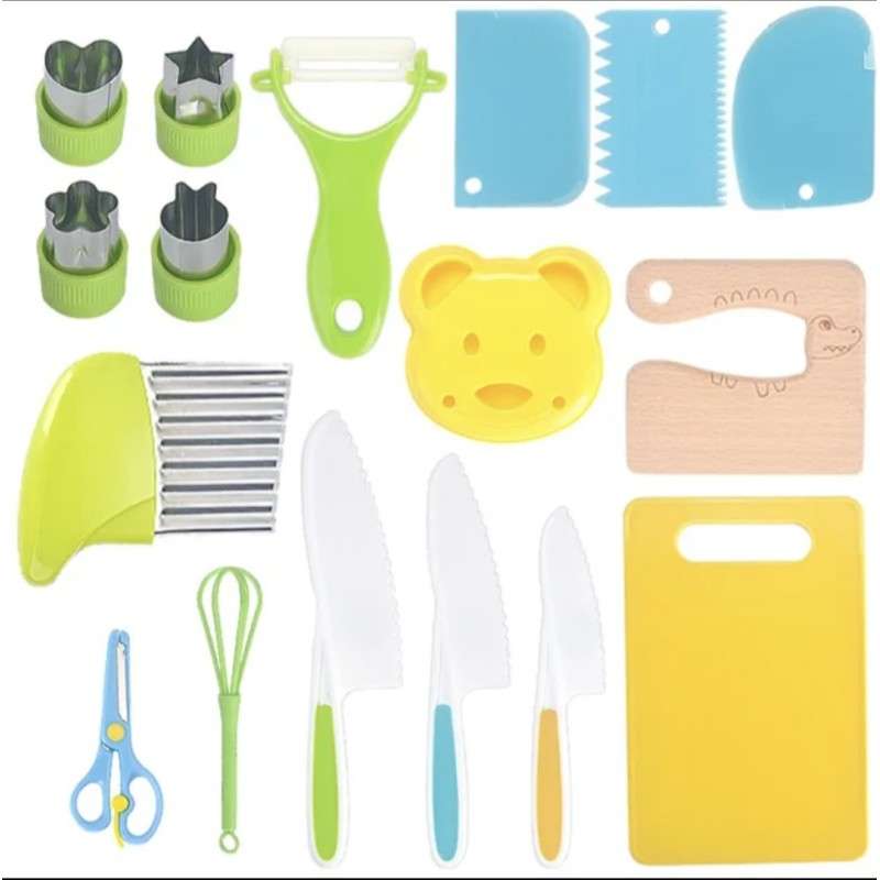 Jouet cuisine enfant – Set ustensiles enfant 17 pièces