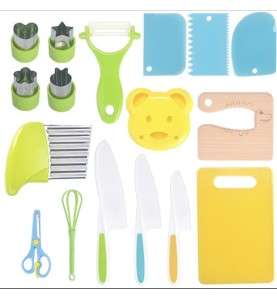 Jouet cuisine enfant – Set ustensiles enfant 17 pièces