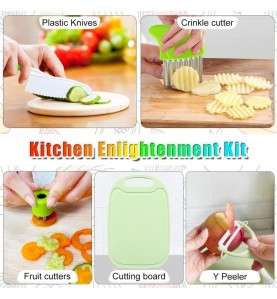 Children's kitchen toy – 17-piece children's utensil set