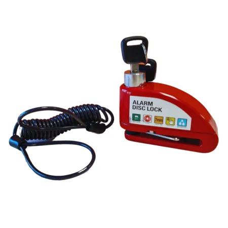 Padlock anti -theft vermelho com alarme para scooter elétrico Whenspeed - 1