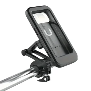 Soporte impermeable 360° giratorio para teléfono móvil - ABS - Universal - Manillar - Smartphone - Pantalla táctil Whenspeed - 1