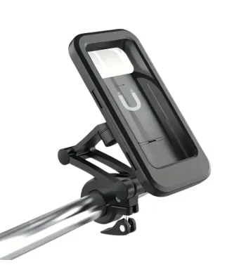 WHENSPEED - Support De Téléphone Mobile Étanche Rotatif à 360° - ABS - Universel - Guidon - Smartphone - Écran Tactile 