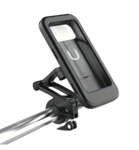 360° Roterende Waterdichte Houder voor Mobiele Telefoon - ABS - Universeel - Stuur - Smartphone - Touch Screen