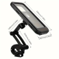 Suporte para telemóvel à prova de água com rotação de 360° - ABS - Universal - Guiador - Smartphone - Ecrã tátil Suporte para telemóvel à prova de água com rotação de 360° - ABS - Universal - Guiador - Smartphone - Ecrã tátil