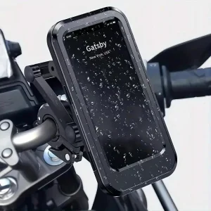 360° Roterende Waterdichte Houder voor Mobiele Telefoon - ABS - Universeel - Stuur - Smartphone - Touch Screen Whenspeed - 3