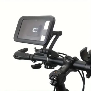 360° Roterende Waterdichte Houder voor Mobiele Telefoon - ABS - Universeel - Stuur - Smartphone - Touch Screen Whenspeed - 4