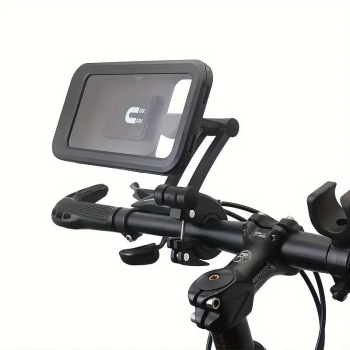 WHENSPEED - Support De Téléphone Mobile Étanche Rotatif à 360° - ABS - Universel - Guidon - Smartphone - Écran Tactile