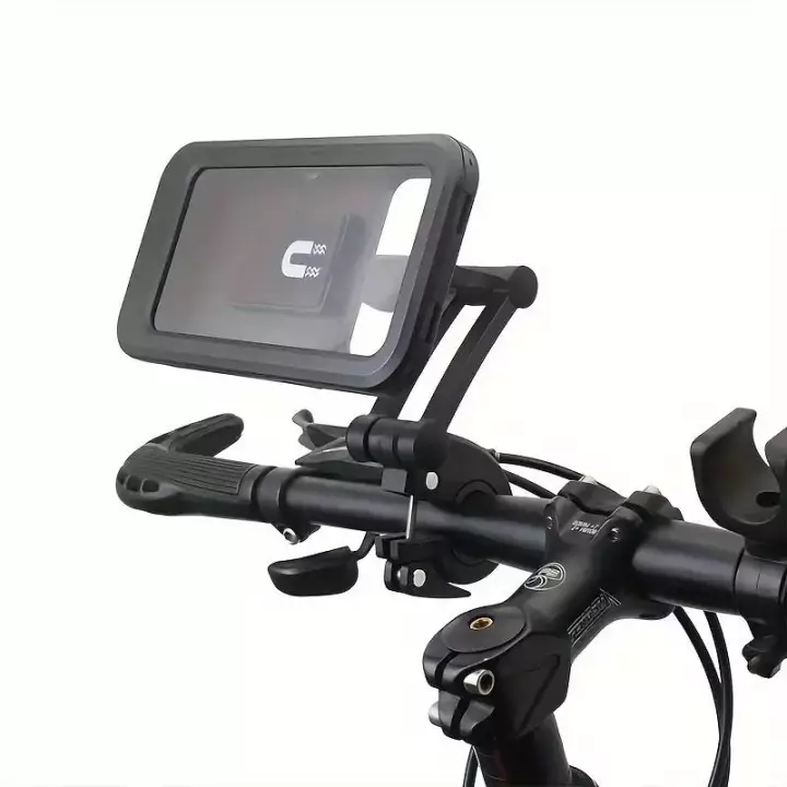 Supporto impermeabile rotante a 360° per telefono cellulare - ABS - Universale - Manubrio - Smartphone - Touch Screen Supporto impermeabile rotante a 360° per telefono cellulare - ABS - Universale - Manubrio - Smartphone - Touch Screen
