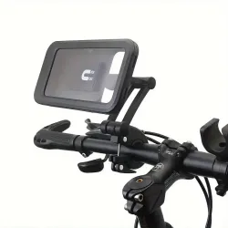 WHENSPEED - Support De Téléphone Mobile Étanche Rotatif à 360° - ABS - Universel - Guidon - Smartphone - Écran Tactile 