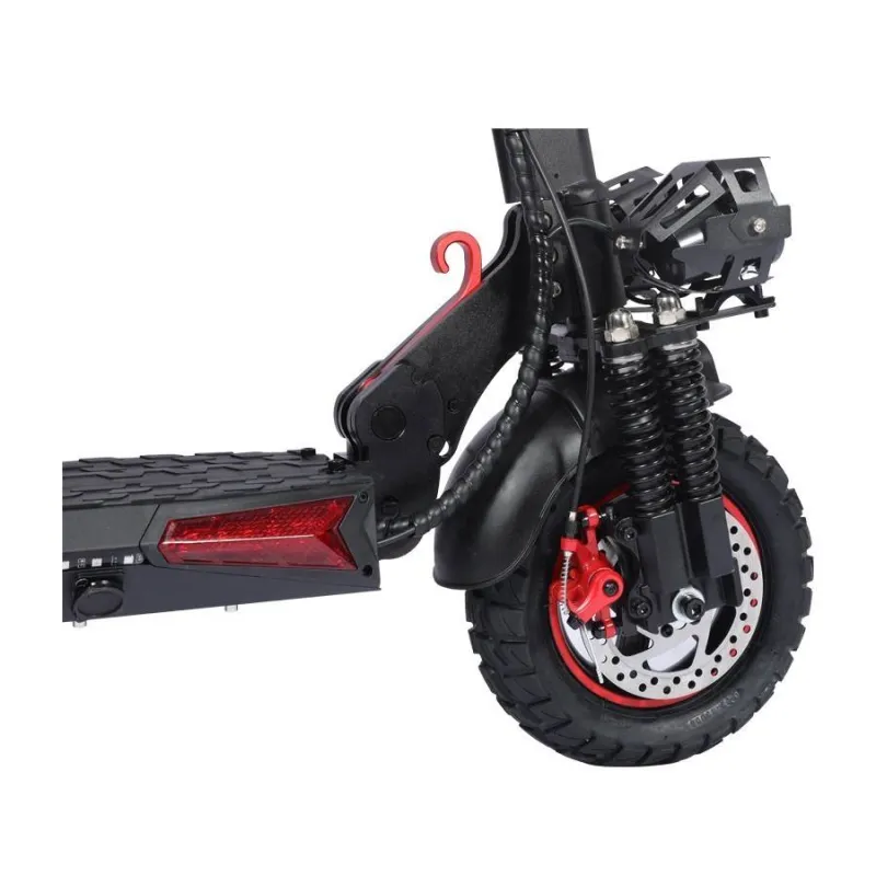 WHENSPEED Thunderbolt 800W Scooter eléctrico - 48V, 16Ah, Velocidad 25 km/h, Alcance 45 km - color, Negro