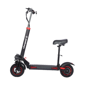 WHENSPEED - Thunderbolt Fase 2 Elektrische scooter 800W 48V 16Ah Zwart - Snelheid 25 km/u - Bereik 45 km