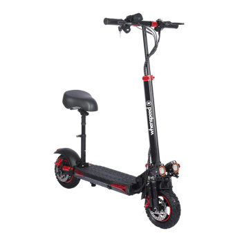 WHENSPEED - Scooter Eléctrico Thunderbolt Fase 2 800W 48V 16Ah Negro - Velocidad 25 km/h - Autonomía 45 km