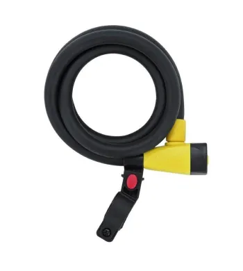 1.50m 15mm zwart mat elektrisch scooter fietsslot (met beugel) Whenspeed - 1