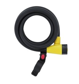 1.50m 15mm zwart mat elektrisch scooter fietsslot (met beugel)