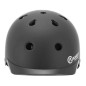 Adult Scooter - Bike Helmet Matte Black Size L (58-61) with Integrated Lighting