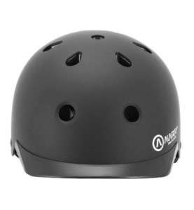 Capacete para adultos de scooter - bicicleta, preto mate, tamanho L (58-61) com iluminação integrada