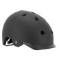 Casco de Patinete - Bicicleta Adulto Negro Mate Talla L (58-61) con Iluminación Integrada