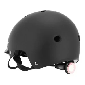 Adult Scooter - Bike Helmet Matte Black Size L (58-61) with Integrated Whenspeed Lighting - 5