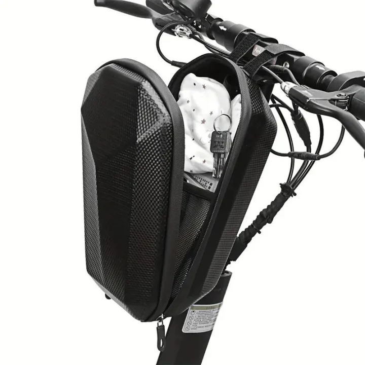 Whenspeed- Saco preto de carbono 4L - Impermeável, compacto