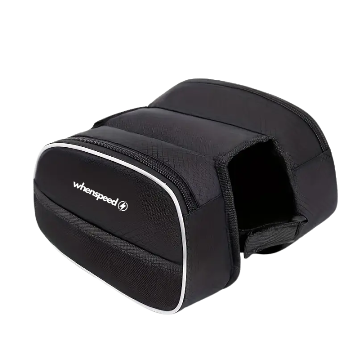 Bolsa universal para bicicletas de montaña - Bolsa para cuadro mediano y sillín de doble cara para bicicletas de carretera (19x1