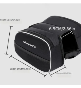 Universal Mountain Bike Bag - Medium Frame and Double-Sided Saddle Bag for Road Bikes (19x12x6 cm)