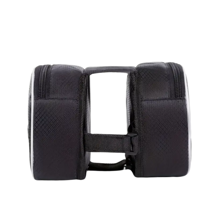 Universelle Mountainbike-Tasche - Mittlere Rahmen- und Satteltasche für Straßenfahrräder (19x12x6 cm)