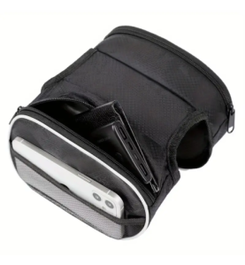 Bolsa universal para bicicletas de montaña - Bolsa para cuadro mediano y sillín de doble cara para bicicletas de carretera (19x1