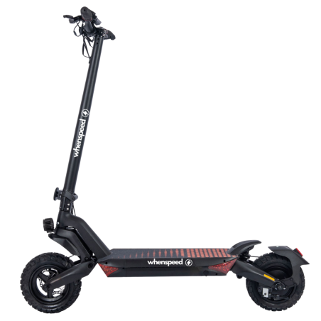 Scooter elettrico WHENSPEED Infinity 800W - 48V, 20Ah, autonomia 60 km, velocità massima 25 km/h - colore,Nero