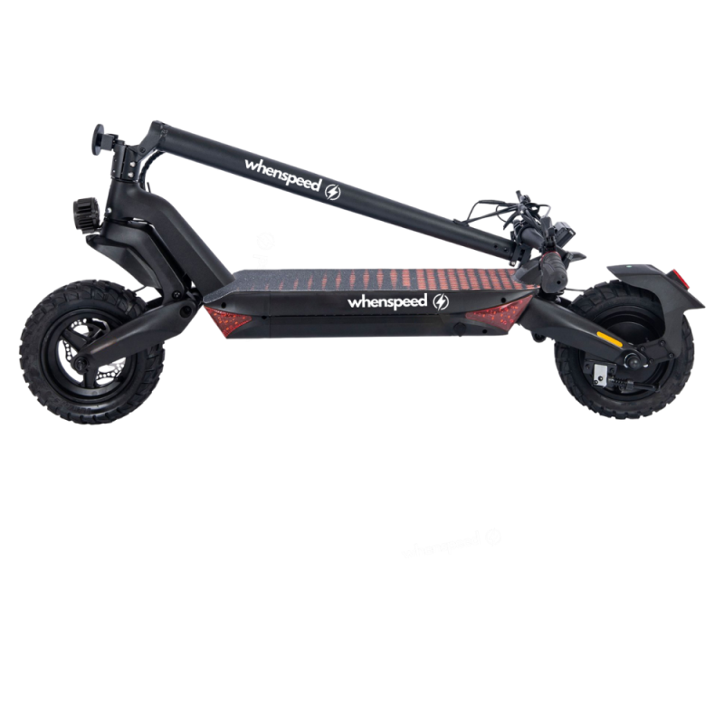Scooter elettrico WHENSPEED Infinity 800W - 48V, 20Ah, autonomia 60 km, velocità massima 25 km/h - colore,Nero