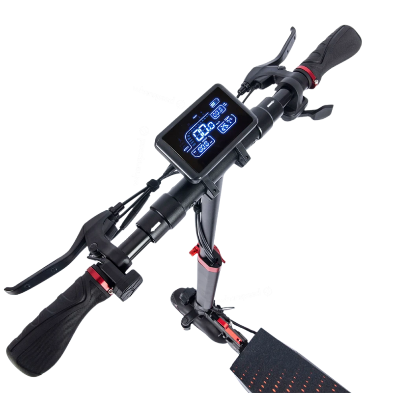 Trottinette électrique EverCharge 600W 48V 13Ah vitesse maximale de  25 km/h autonomie de 45km couleur noir