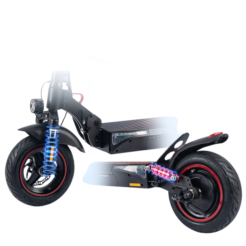 EverCharge scooter elettrico 600W 48V 12,5Ah velocità massima 25 km/h autonomia 45km colore nero