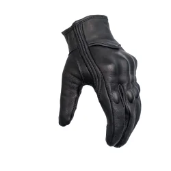 Whenspeed Motorradhandschuhe aus Leder - Tastbare Finger, Anti-Sturz und optimaler Tragekomfort Whenspeed - 1