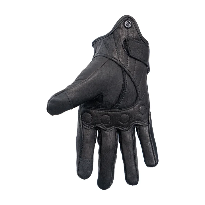 Guantes de cuero para moto Whenspeed - Dedos táctiles y antideslizantes