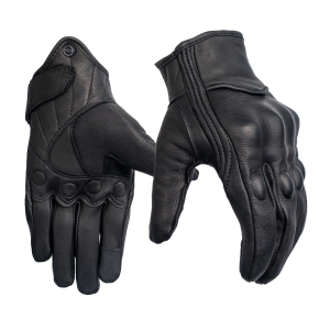 Guanti da moto in pelle Whenspeed - Dita tattili, antiscivolo e comfort ottimale Whenspeed - 1