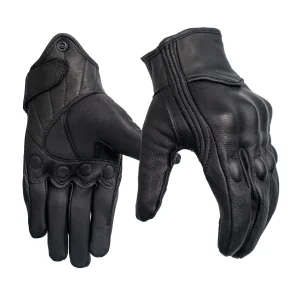 Gants Moto Cuir Whenspeed – Doigts Tactiles, Anti-Chute et Confort Optimal Whenspeed - 1