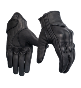 Guanti da moto in pelle Whenspeed - Dita tattili, antiscivolo e comfort ottimale