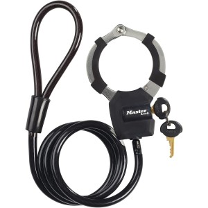 MASTERLOCK - Antivol Vélo - Trottinette à Menotte Streets Cuff L55cm - 4 Clés - Niveau Sécurité 9 Masterlock - 1