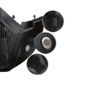 Maschera trasparente per moto - antiappannamento e traspirante per 2 ruote