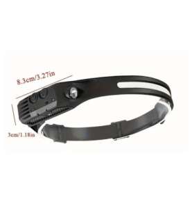 USB Rechargeable Headlamp - Motion Sensor - Bright