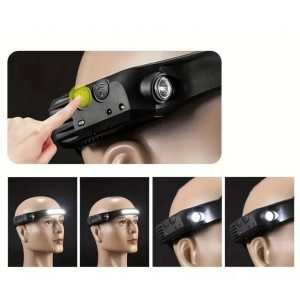 Lampe Frontale Rechargeable USB - Détecteur de Mouvement - Lumineuse Whenspeed - 3