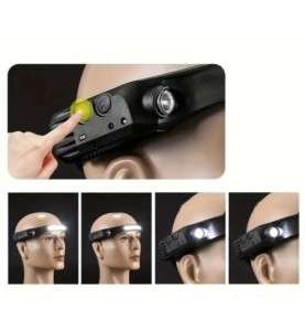 Linterna frontal recargable por USB - Sensor de movimiento - Brillante