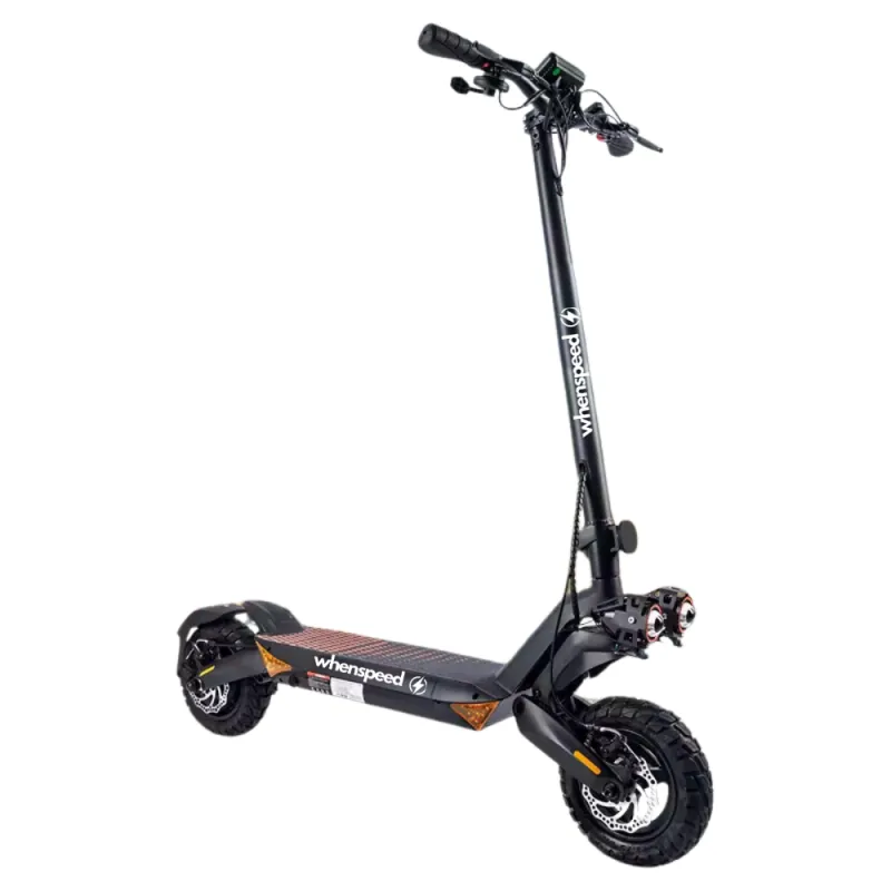 Patinete eléctrico WHENSPEED Infinity 800W - 48V, 20Ah, autonomía 60 km, velocidad máxima 25 km/h - color, negro