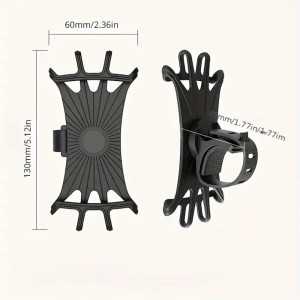 Suporte universal para telemóvel em bicicleta - 360° giratório - Caixa estanque Whenspeed - 3