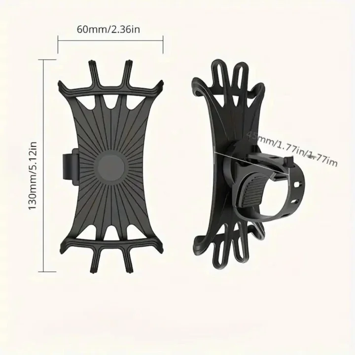 Universele telefoonhouder voor op de fiets - 360° draaibaar - Waterdichte hoes Whenspeed - 3