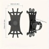 Suporte universal para telemóvel em bicicleta - 360° giratório - Caixa estanque Whenspeed - 3
